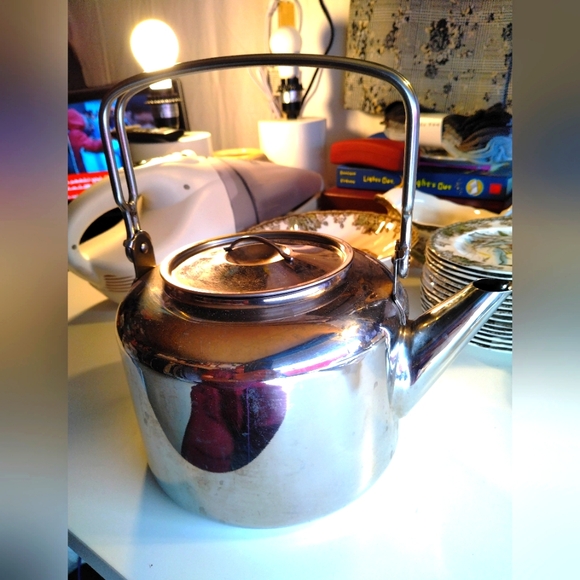 Stainless Steel Teapot with Handle - Picture 1 of 6